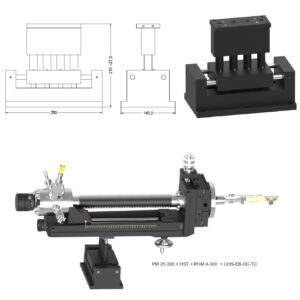 VBHST Horizontal support for PM12 and PM25 XYZ Manipulators